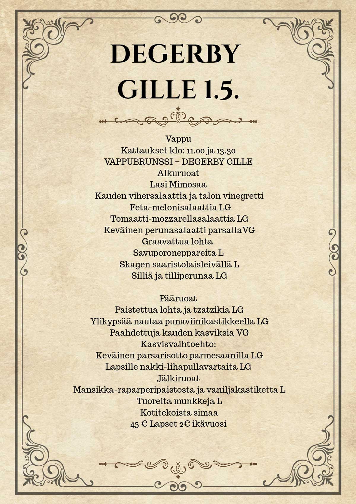 Gillen vappu Gille vappu